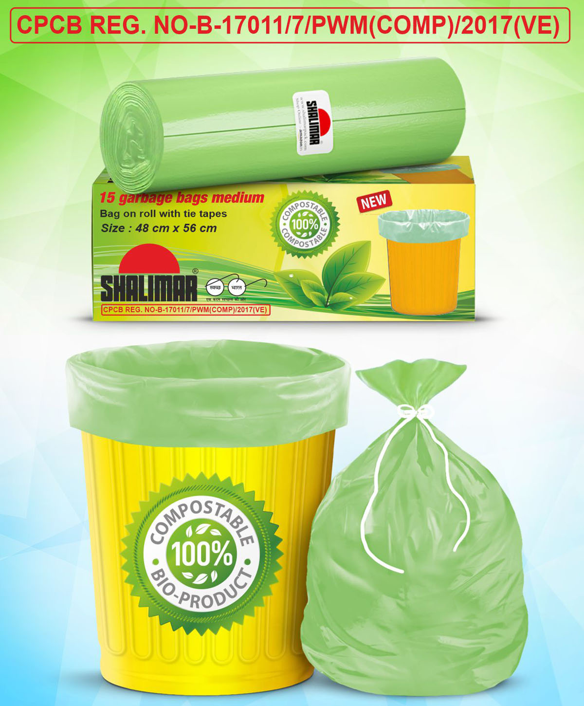 Buy Compostable & Eco Friendly Garbage Bags Online At Best Price Shalimar