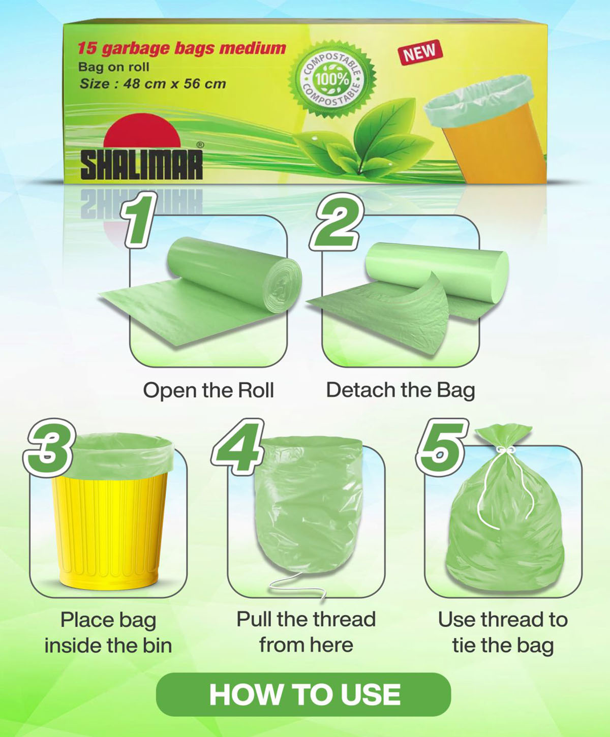 Garbage Bag | dustbin Bags | Bin bag | Waste Bag | Garbage Bags Online-gemektower.com.vn