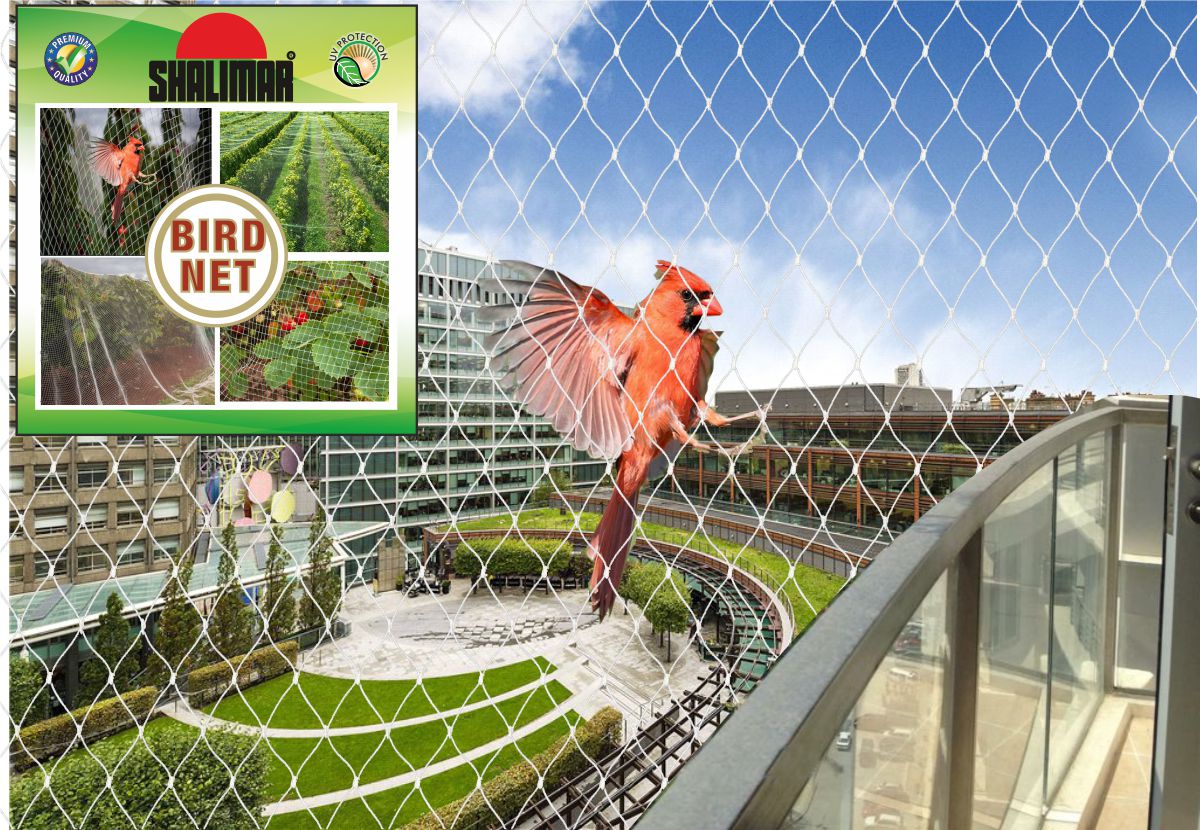 Buy Anti Bird Net, Pigeon Net & HDPE Bird Netting Online In India
