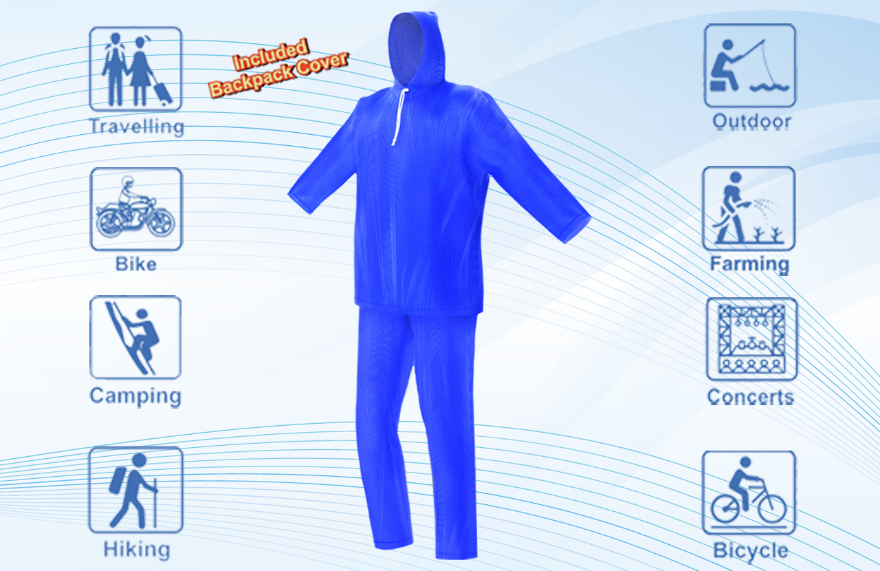 FREELANCER DROPS PVC RAINSUIT at Rs 395 | Taltala | Kolkata | ID:  2851245467862